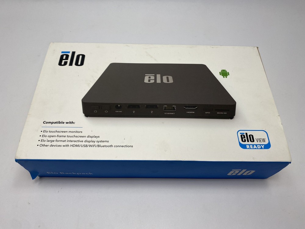 Elotouch Electronics E611864 Backpack Android 7.1 Arm A53 Case 2ghz Octacore