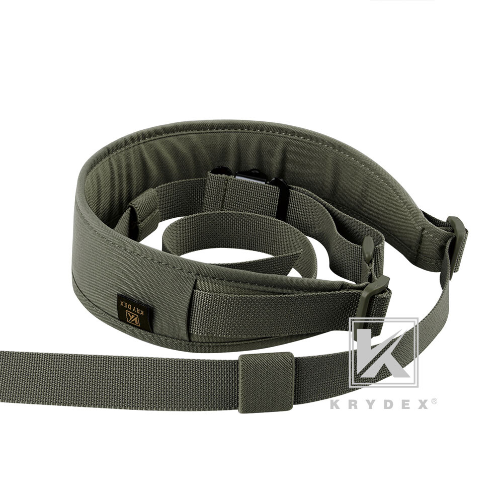 KRYDEX Tactical Sling Strap Slingster Pull Tab 2-Point Quick Adjust Ranger Green