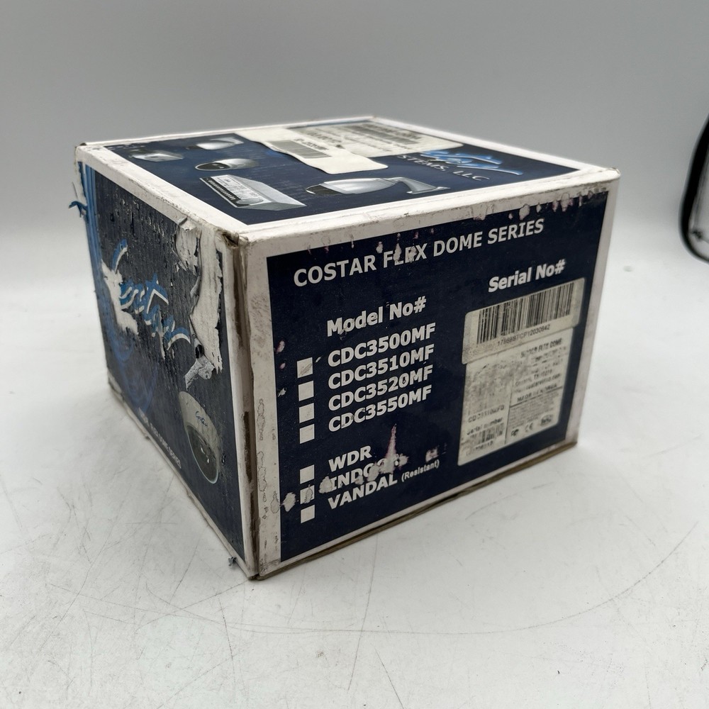 NEW IN BOX!! COSTAR 2.8-12mm Indoor Flex Dome Security Camera - CDC3510MF