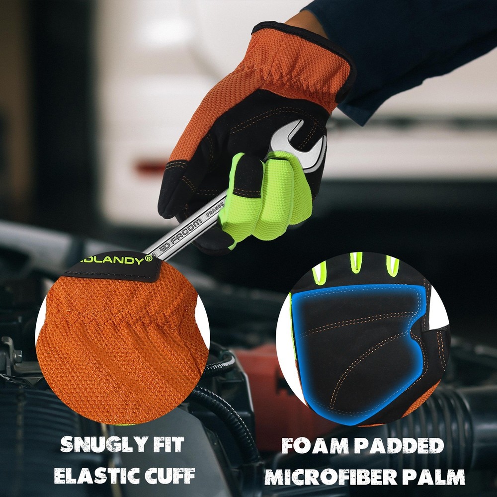HANDLANDY Utility Mechanic Working Gloves