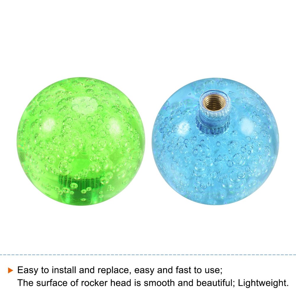 Top Handle Ball Head Joystick M6 Green/Blue