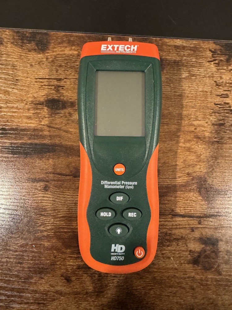 Extech HD750: Manometer With Software, 5Psi
