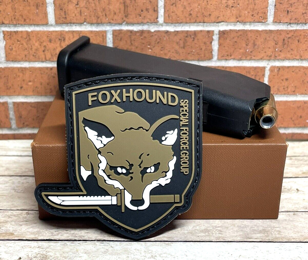 Foxhound PVC Patch - Tactical Morale Metal Gear Solid Patch - Fox Hound Patch