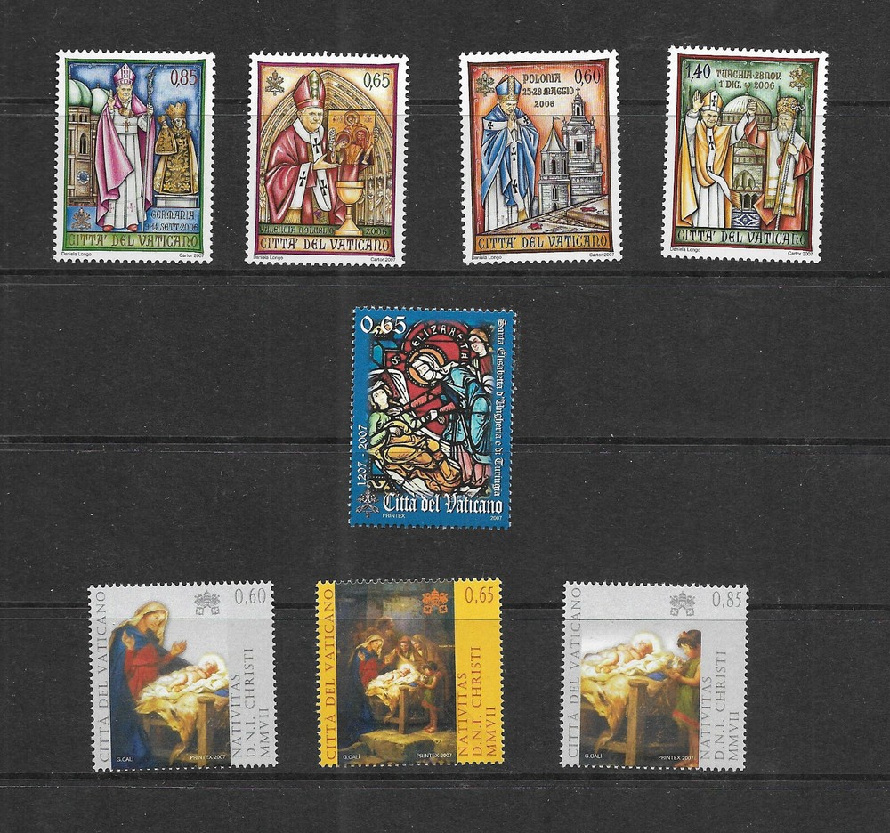 (FY07) Vatican 2007 Yearset MNH ** FREE POSTAGE **