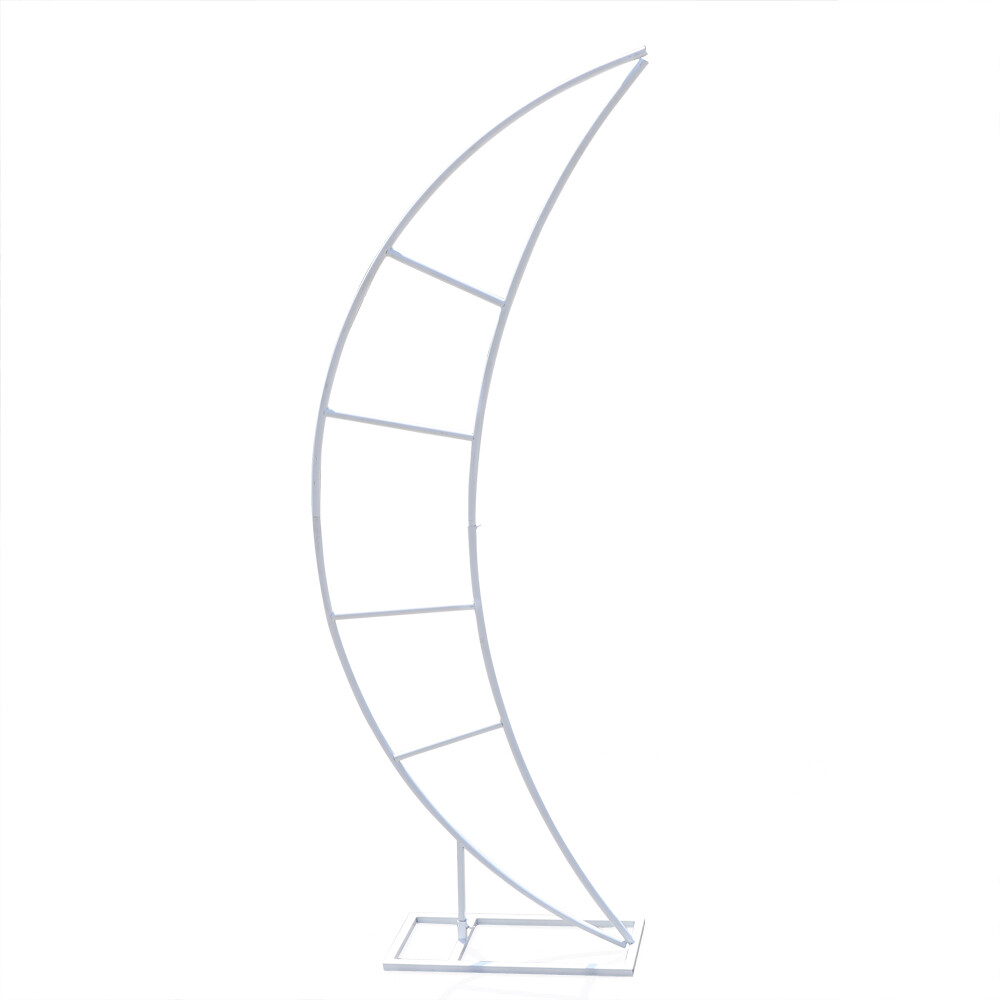 2PCS Crescent Moon Wedding Arch Frame Party Framework Stand Floral Rack New