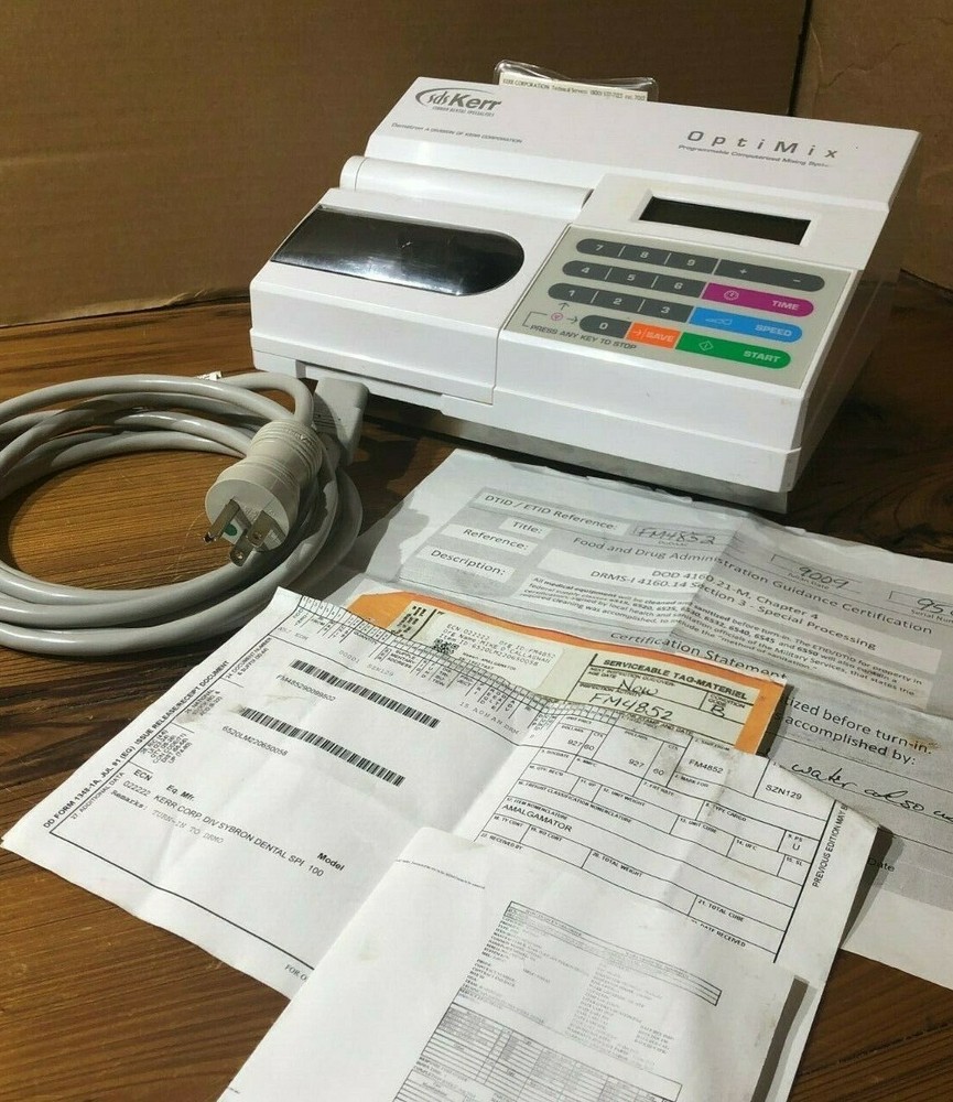 SDS KERR Demetron OptiMix 100 Dental Amalgamator Digital Mixing System -C-