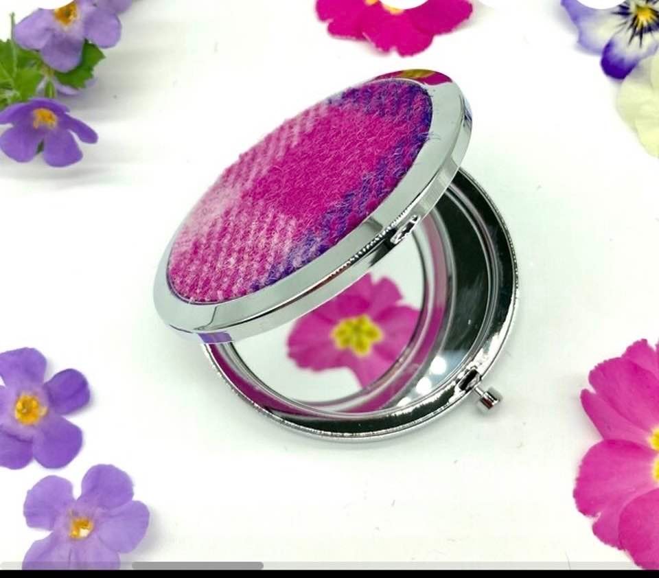 💜🩷Handmade Harris Tweed Accessories set🩷💜