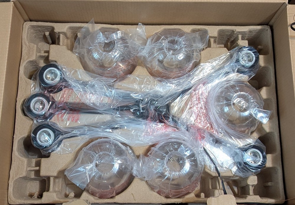 Project Source Traywick 5-Light Matte Black Chandelier