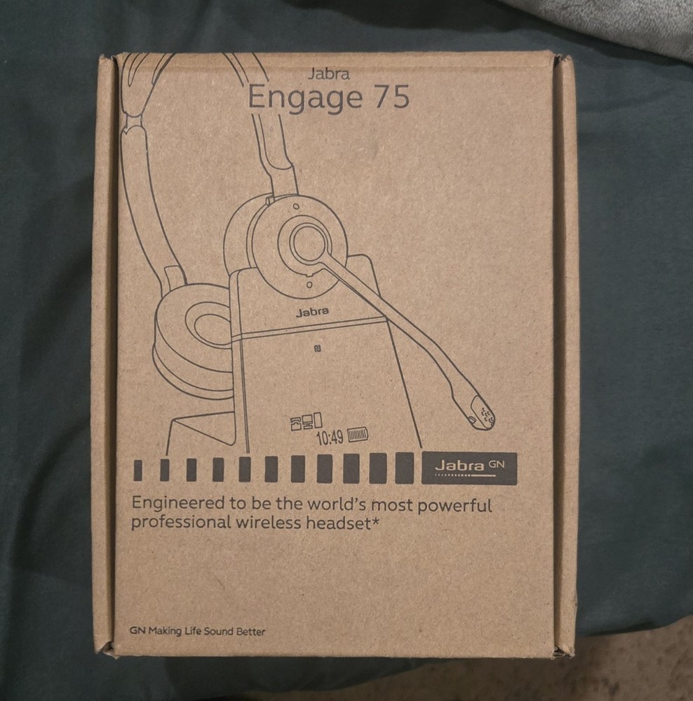 Jabra Engage 75 Black Headband Headset