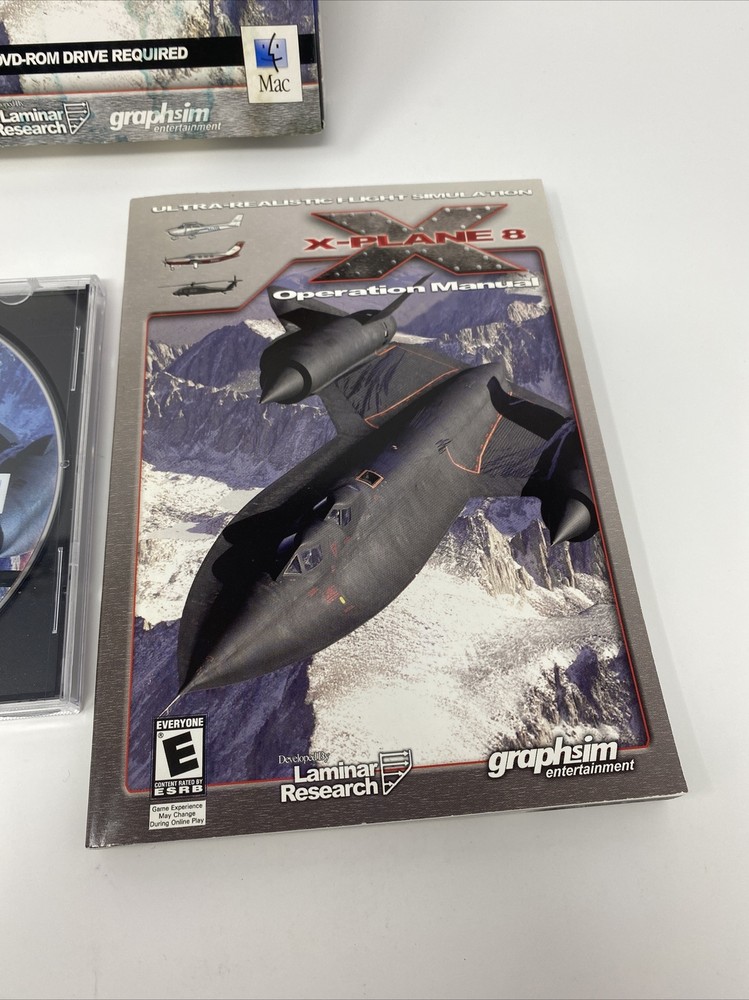 X-PLANE 8 Flight Simulator Mac OS X Graphsim Entertainment X Plane