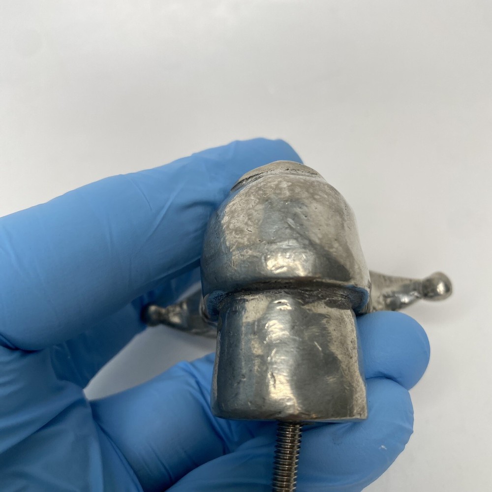 Roux Roux "Jester" Original Pewter Drawer Cabinet Pull Vtg