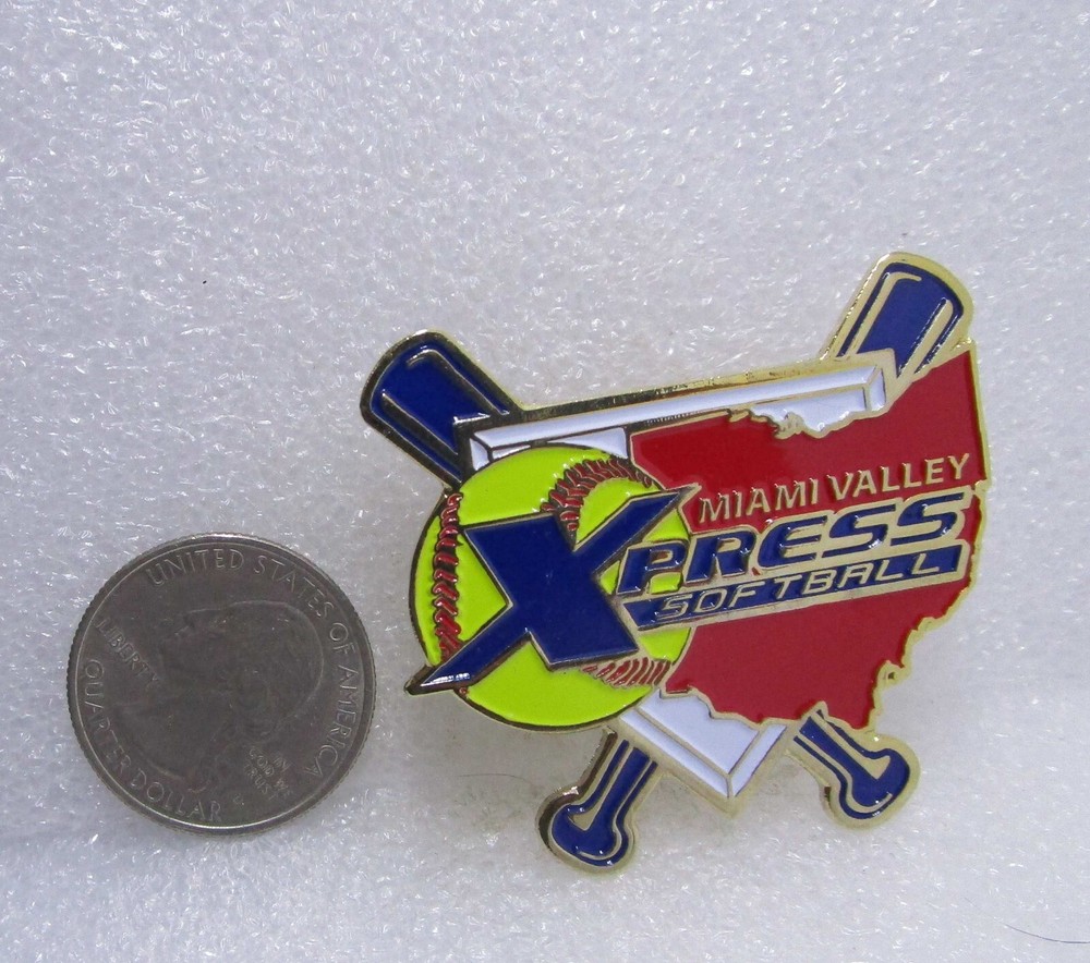 Miami Valley Ohio Xpress  Softball Pin