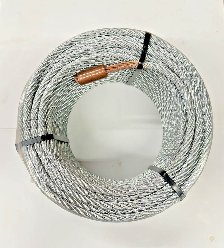 Water Service Line Slitter Puller Trenchless Pipe Replacement Cable 3/8”x 200’