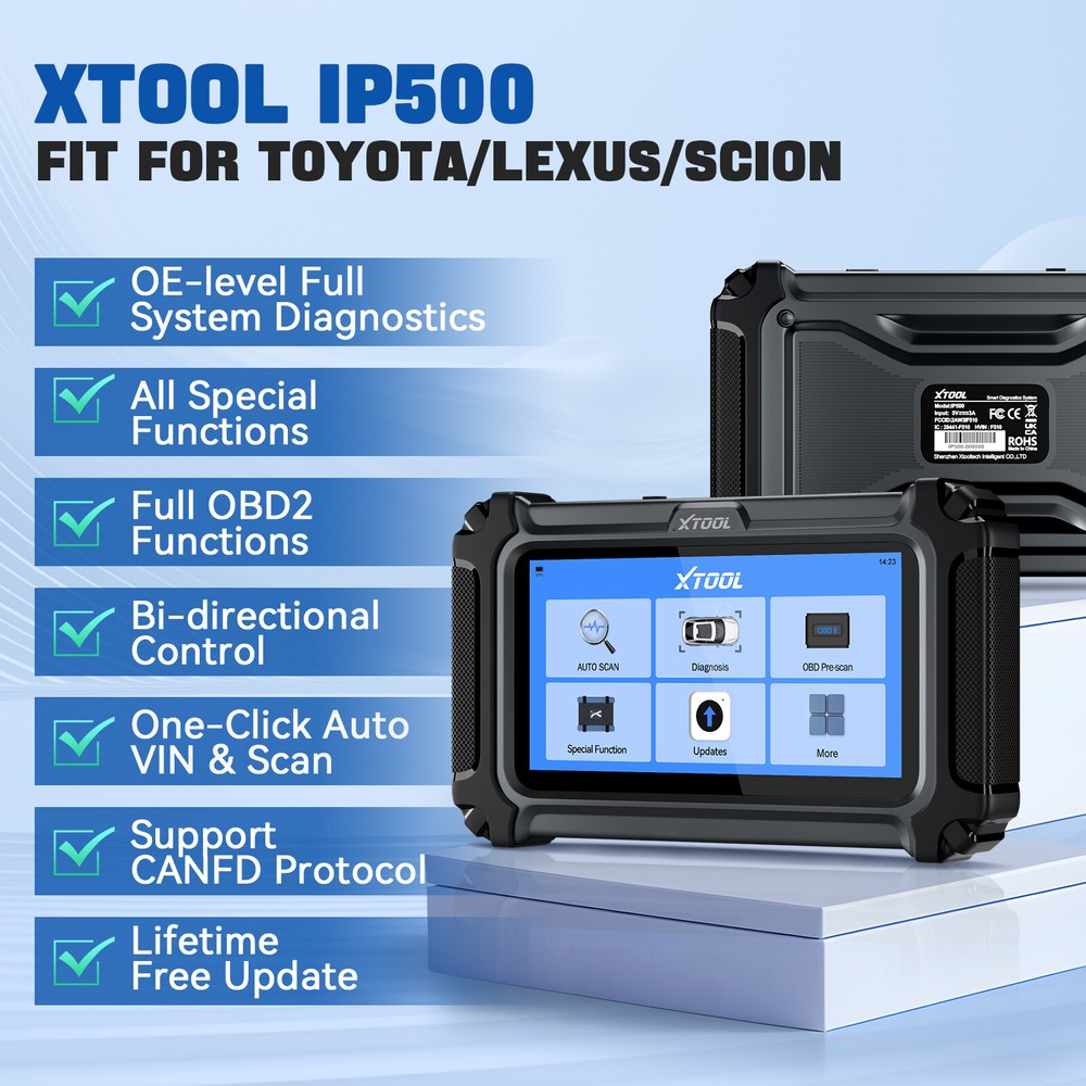 XTOOL IP500 For Toyota OBD2 Diagnostic Scanner Bidirectional Full Services Tool