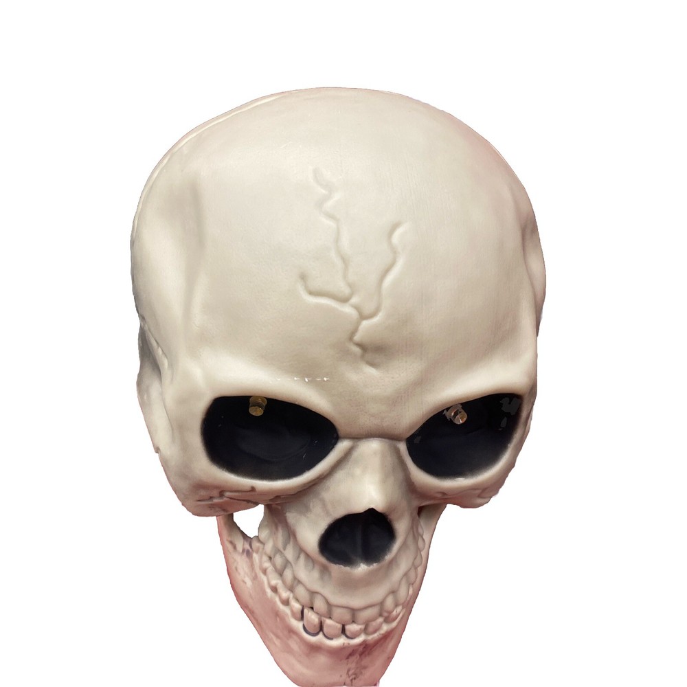 Skull Plastic Eyes Light Up Red