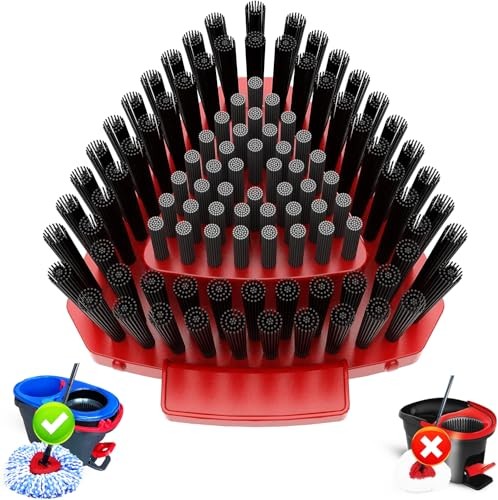 Upgraded Spin Mop Replace Scrub Mop Brush Compatible with O Cedar 2 Tank 1 Pack