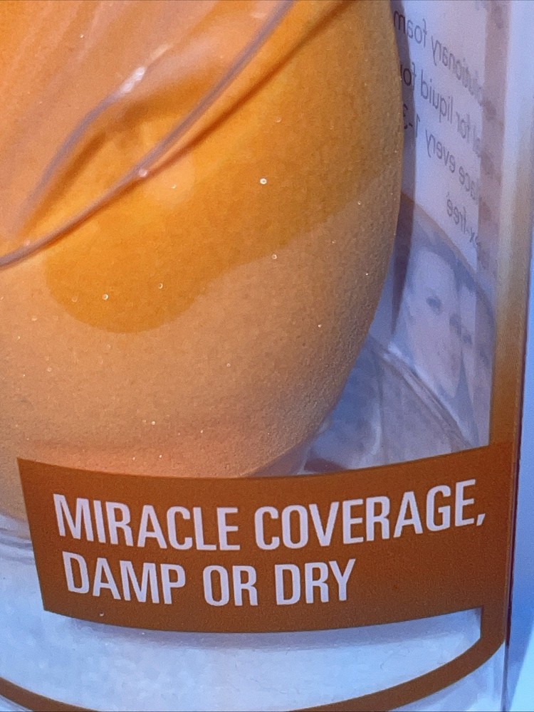 Real Techniques Miracle Complexion Sponge Blender Damp Or Dry