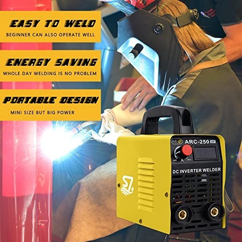 200Amp 110V Welding Machine for Beginners, LCD Display, Rod Equipment & Tools