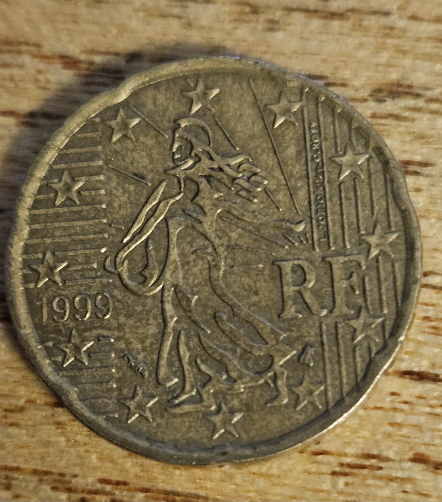 Rare 1999 20 EURO COIN