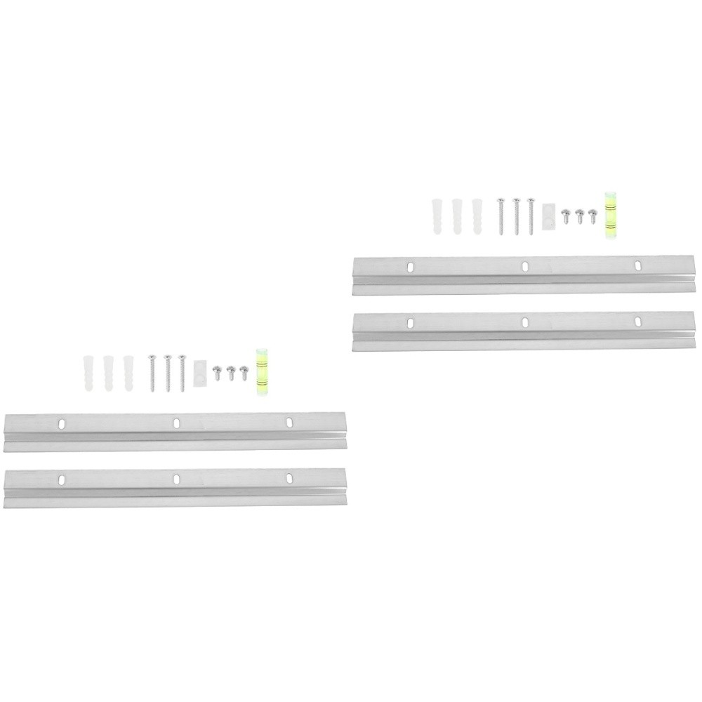 2 Sets Wall Mounting Interlocking Brackets Picture Frame Hardware