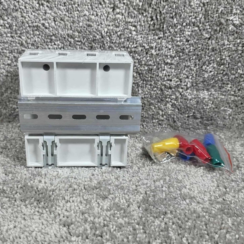 PJERJZN Automatic Transfer Switch White AC110V 63A DIN Rail Mount