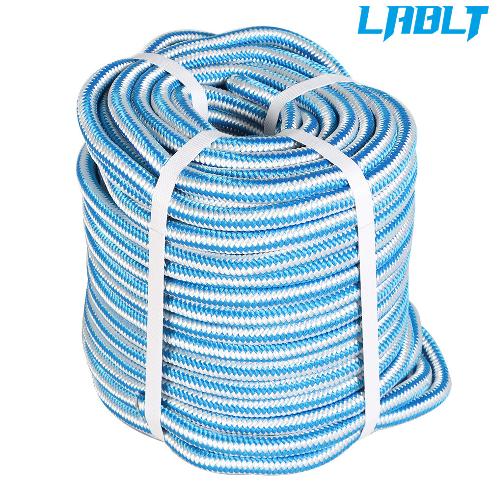 LABLT Braided Polyester Arborist Rigging Rope Garden Strong Pulling 1/2" x 150'