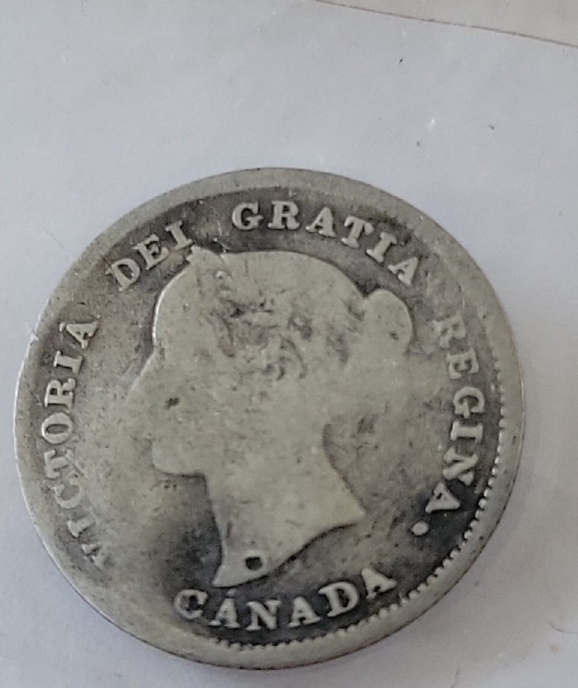 CANADA 5 CENT SILVER - 1897 (1672)