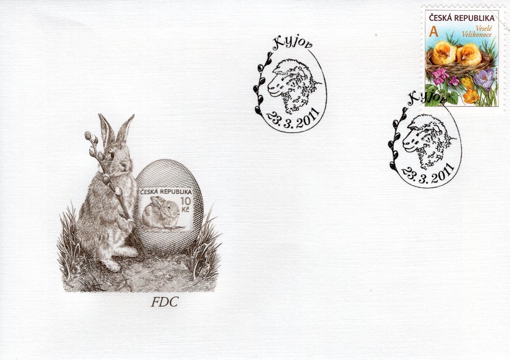 CZECH REPUBLIC 2011 Easter - Chickens  FDC6028