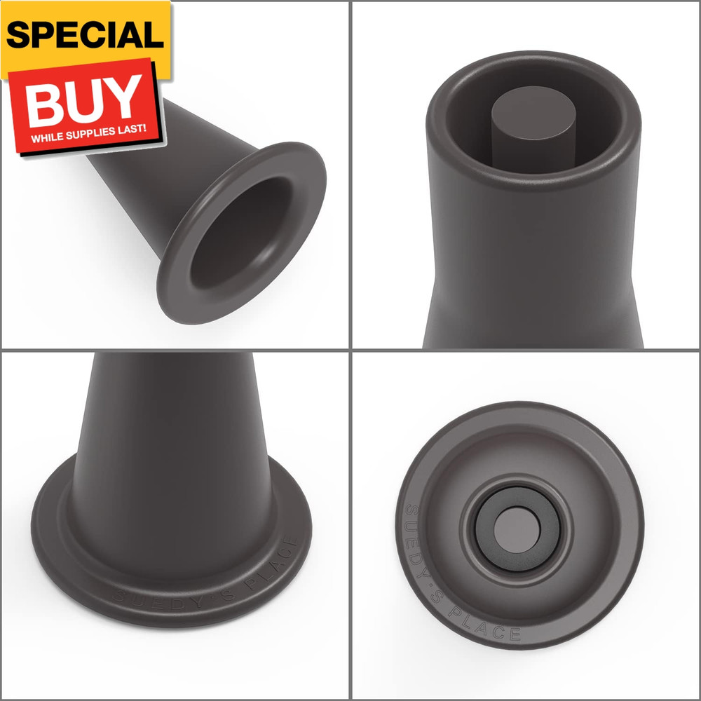 6 Pcs Bed Frame Feet, Tall Sturdy Cone Shaped Legs, Plastic Bed Risers, Replace