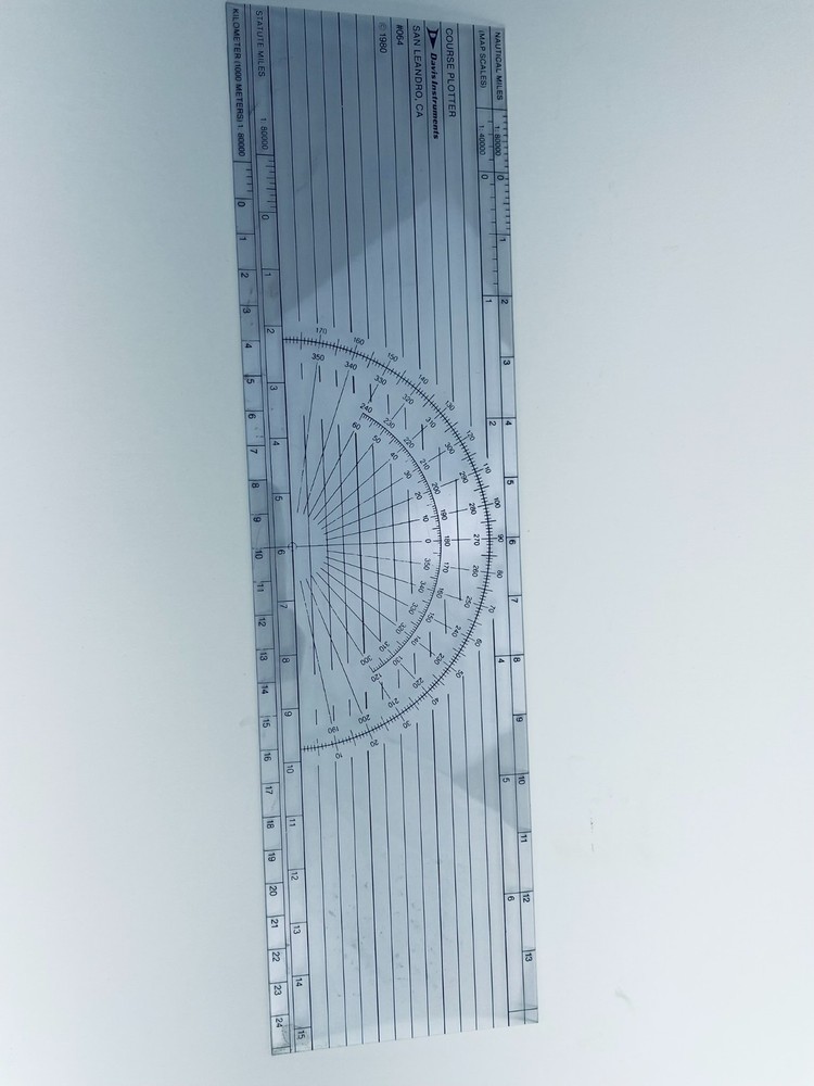 US AIR FORCE TYPE B-2A AIR NAVIGATION AIRCRAFT PLOTTER 6217 with Davis Plotter