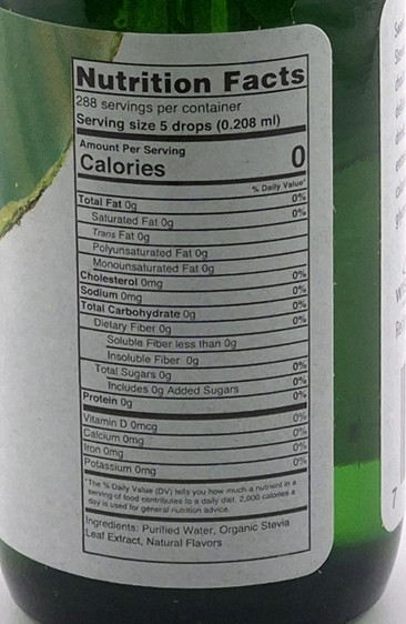 SweetLeaf Sweet Drops SteviaClear Liquid Sweetener 2 oz - Zero Calorie - 2 Pack