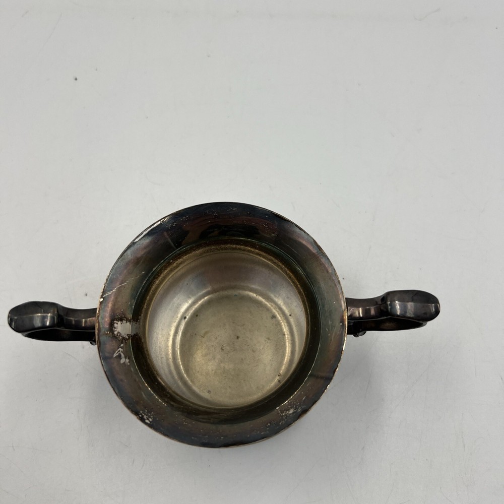Vintage Poole Silver & Co. E.P.C. 20 Cream & Sugar Set, Silverplate