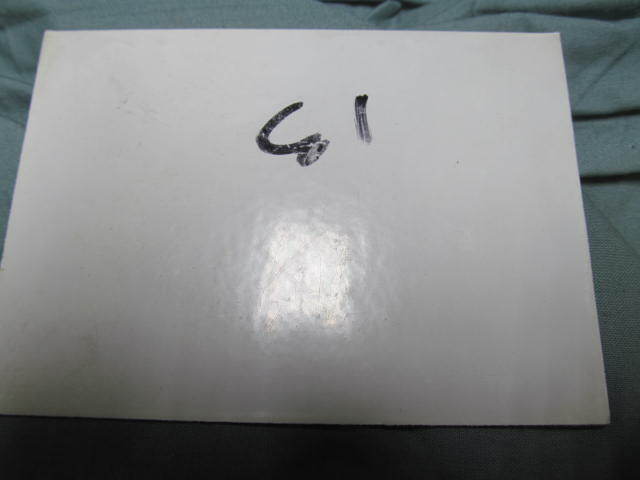 M-1046 Humvee Blank Data Plate