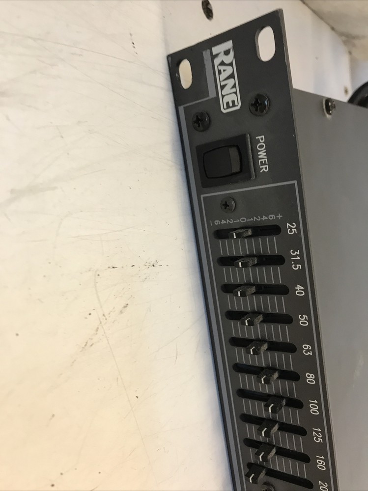 Rane ME30 ME 30 30-Band Graphic Equalizer Master Control Audio Editing