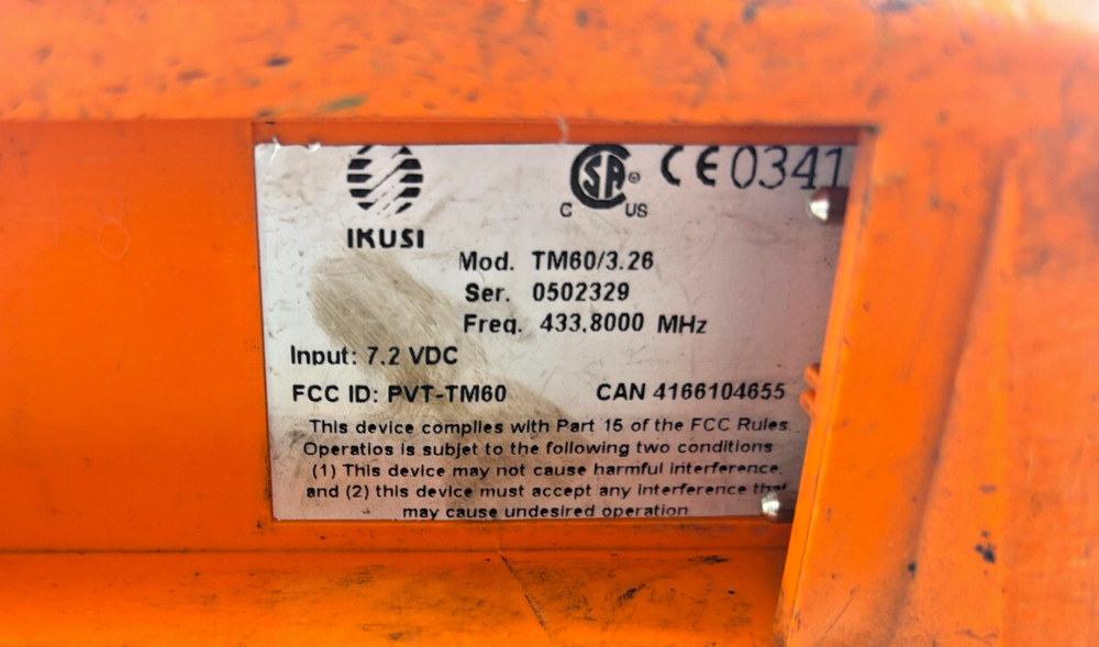 IKUSI REMOTE CONTROL TM60/3.26