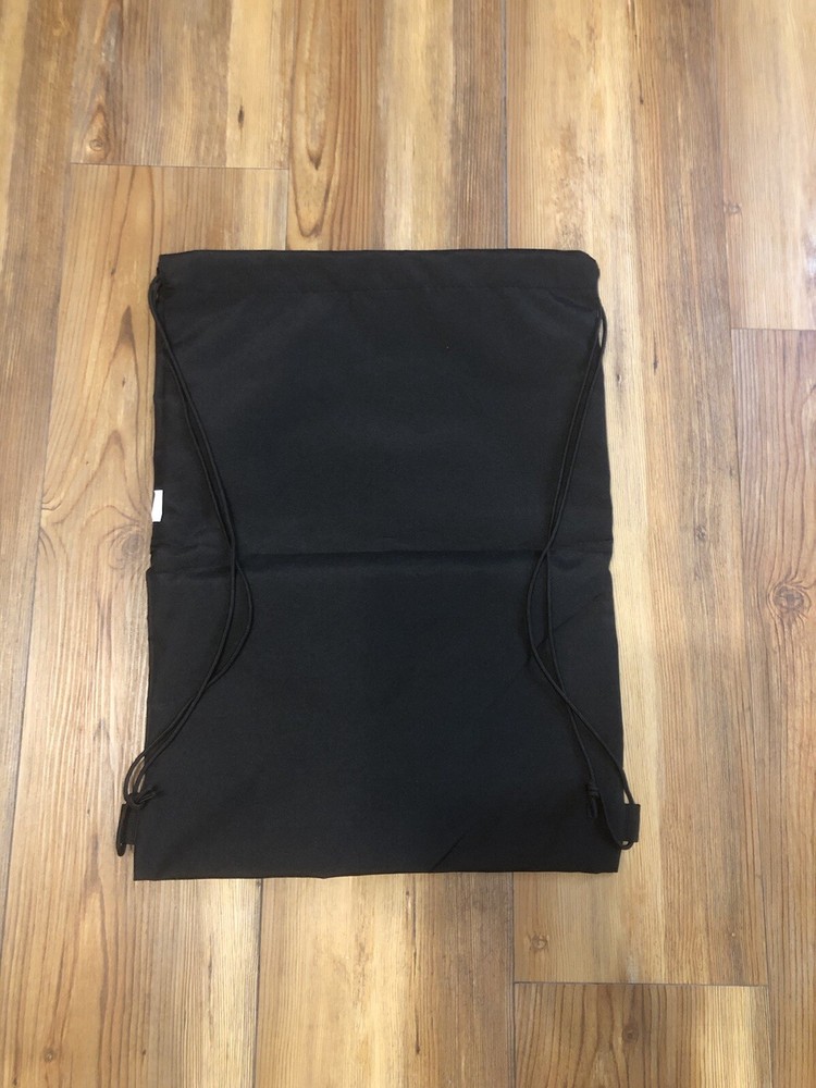 Mizuno Black Project Zero Drawstring Drawback Bag Gym Softball Baseball