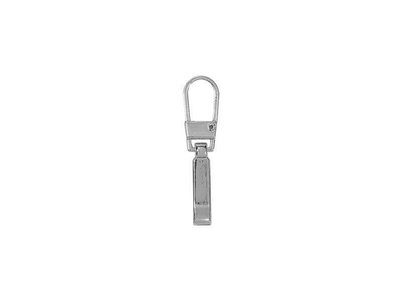 1x Replacement Handle Zipper Silver Coloured Zip Clasp Slightly Swap