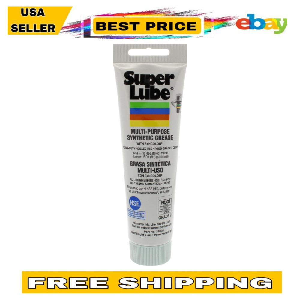 Super Lube-21030 Synthetic Multi-Purpose Grease, 3 Oz.