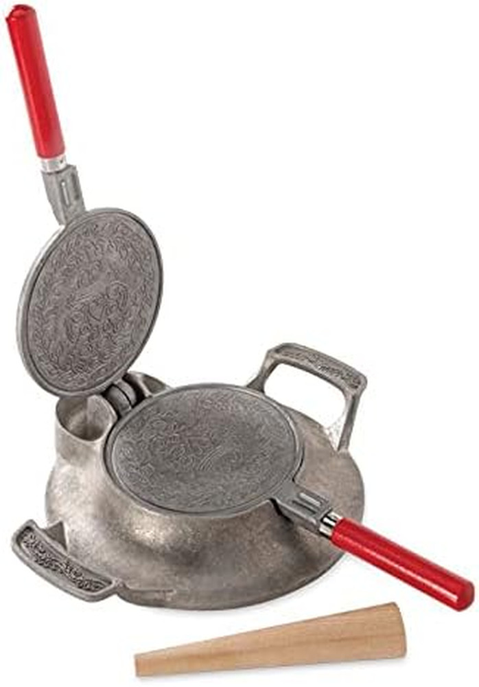 Nordic Ware Krumkake Iron, Silver