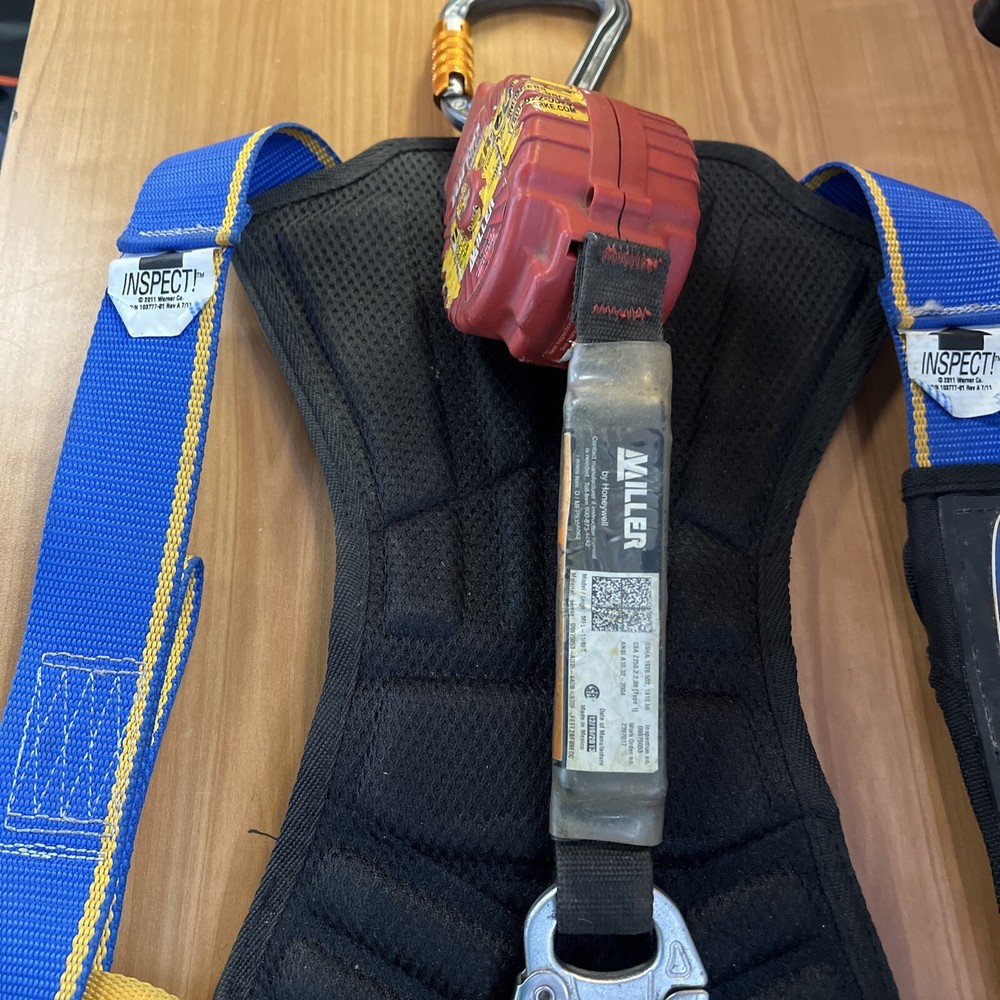 Werner Construction Harness With Miller Lifeline