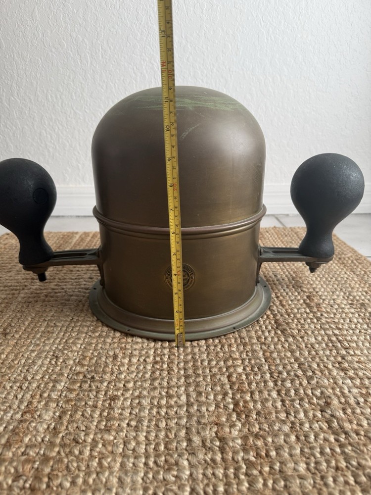 Vintage Solid Brass Nautical Binnacle Housing Ships Compass Nautical Maritime