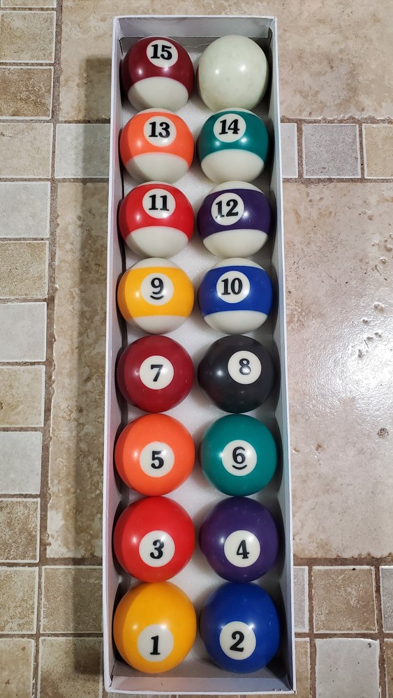 Billiard Pool Balls 2 1/4" Set