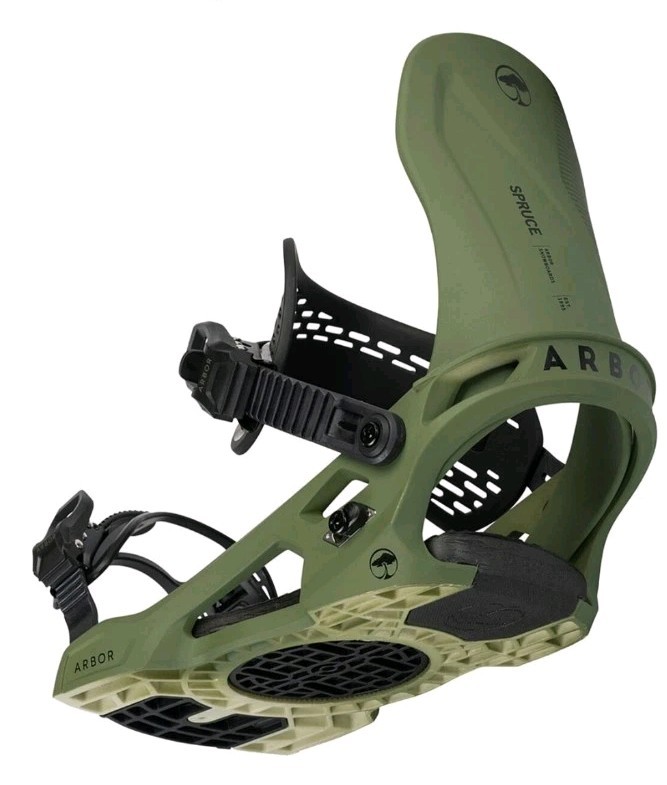 Arbor Spruce Surplus Snowboard Bindings Men's Size Medium/Large(9-11) NIB