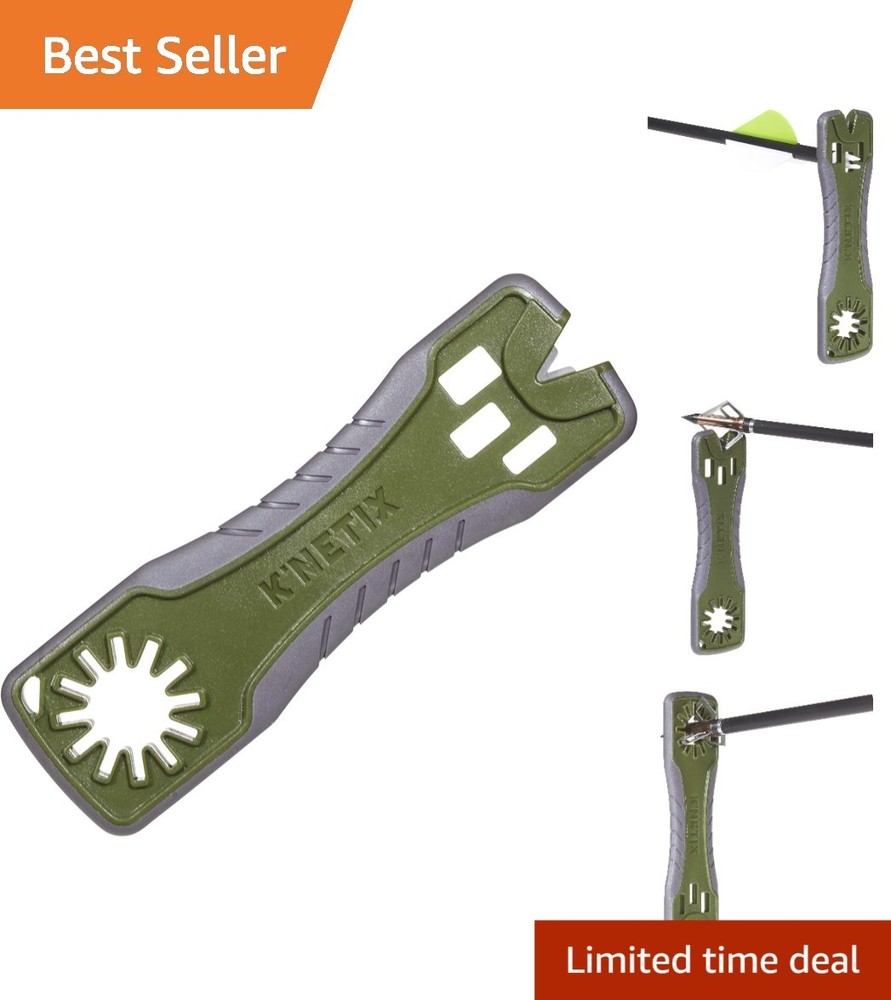 Durable K’Netix MV² Broadhead Sharpener & Wrench – Maintenance Tool for Archers
