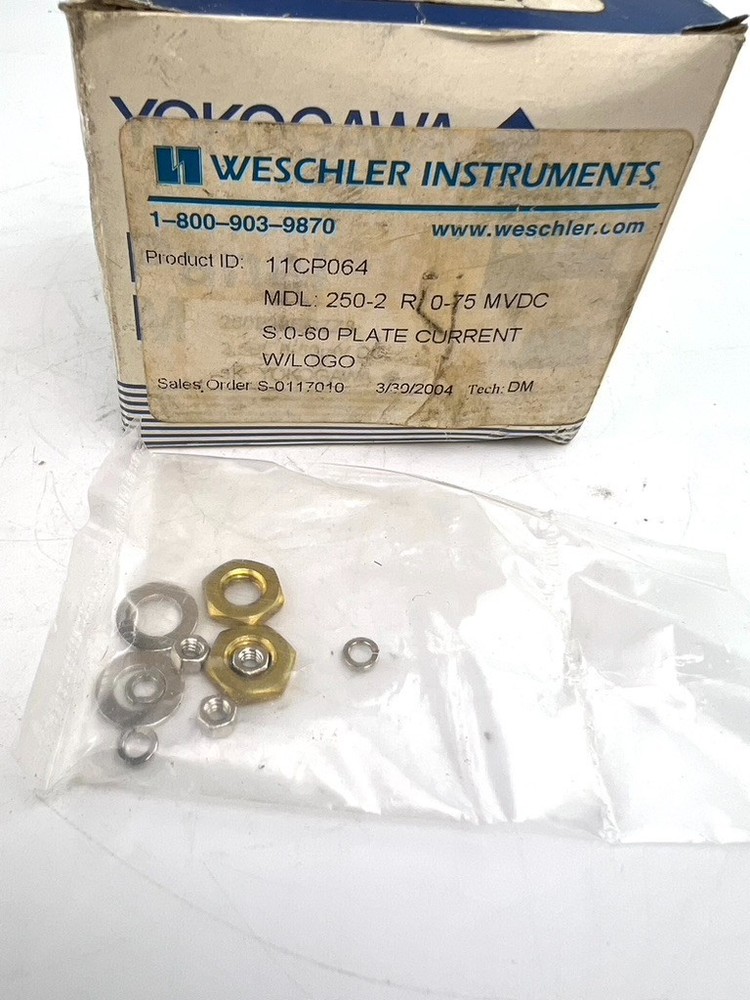 Yokogawa Panel Meter 0-60 Plate Current Thermatool 11CP064 —NEW
