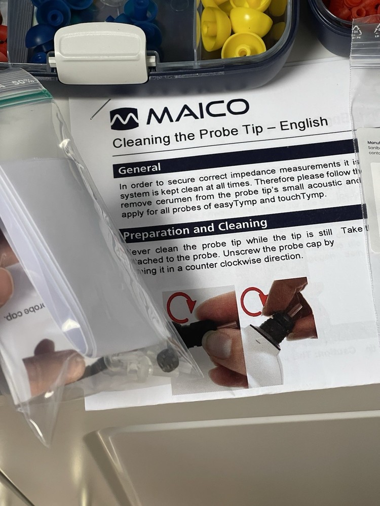 Maico TouchTymp MI 24 Tympanometer With Reflexes