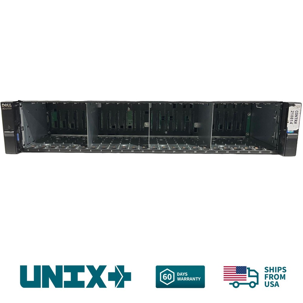 Dell Storage SCV2020 24-Bay SFF Storage Array Chassis with 2x Power Supply