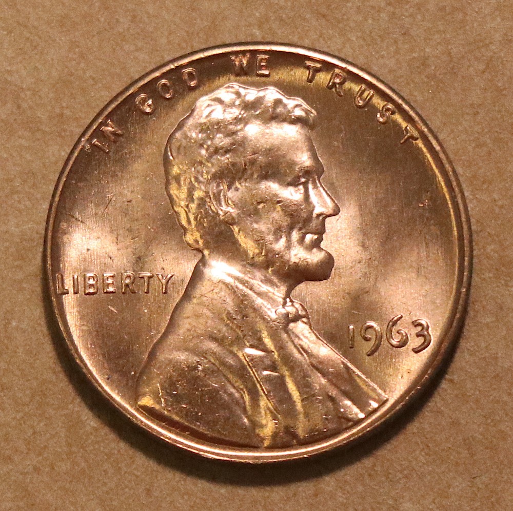 1963 Lincoln Memorial cent BU