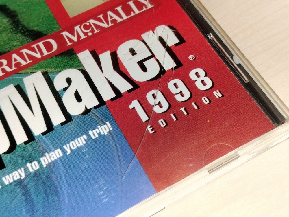 Rand McNally Tripmaker 1998 Edition Users Guide PC Computer Software Program