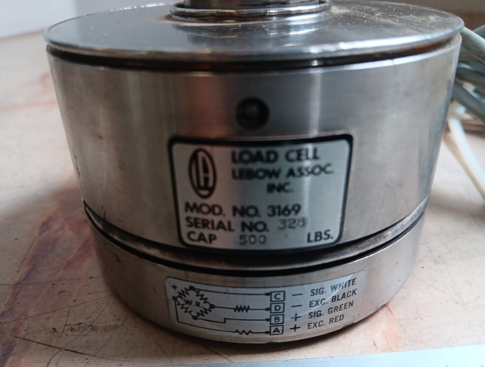 LEBOW ASSOC INC LOAD CELL 3169 CAP 500LBS